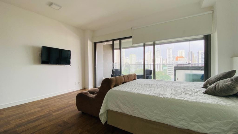 Imagem Apartamento com 1 Quarto para Alugar, 43 m² em Brooklin - São Paulo Imagem Apartamento com 1 Quarto para Alugar, 43 m² em Brooklin - São Paulo