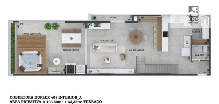 Imagem Cobertura com 3 Quartos à Venda, 177 m² em Alto Da Rua Xv - Curitiba