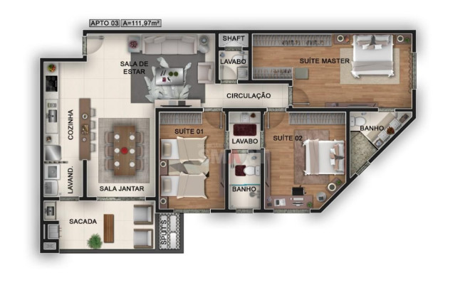 Imagem Apartamento com 2 Quartos à Venda, 80 m² em Jaraguá Esquerdo - Jaraguá Do Sul Imagem Apartamento com 2 Quartos à Venda, 80 m² em Jaraguá Esquerdo - Jaraguá Do Sul