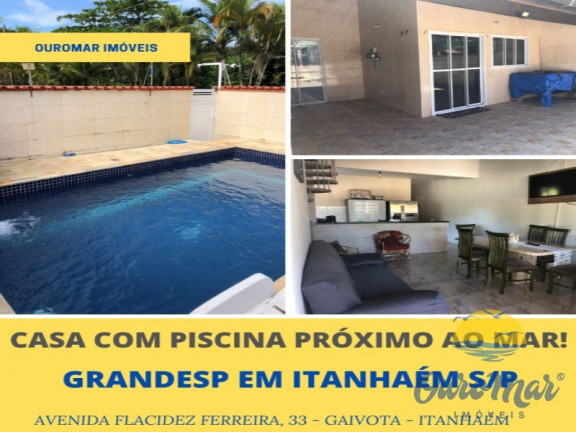 Imagem Casa com 2 Quartos para Alugar ou Temporada, 85 m² em Grandesp - Itanhaém Imagem Casa com 2 Quartos para Alugar ou Temporada, 85 m² em Grandesp - Itanhaém