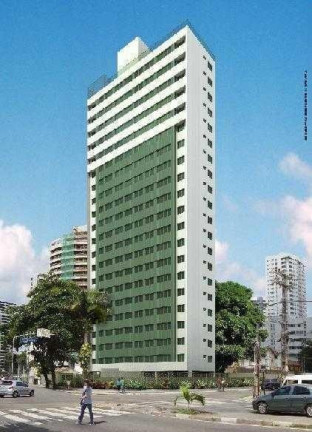 Imagem Apartamento com 1 Quarto para Alugar, 29 m² em Tamarineira - Recife