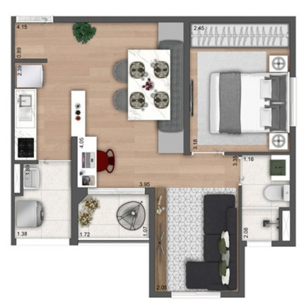 Imagem Apartamento com 2 Quartos à Venda, 38 m² em Imirim - São Paulo Imagem Apartamento com 2 Quartos à Venda, 38 m² em Imirim - São Paulo