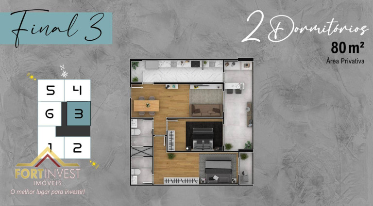 Imagem Imóvel com 2 Quartos à Venda, 80 m² em Boqueirão - Praia Grande Imagem Imóvel com 2 Quartos à Venda, 80 m² em Boqueirão - Praia Grande