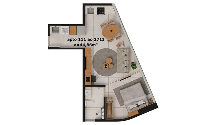 Imagem Apartamento com 1 Quarto à Venda, 40 m² em Pina - Recife