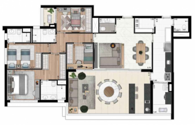 Imagem Apartamento com 4 Quartos à Venda, 160 m² em Vila Dom Pedro I - São Paulo Imagem Apartamento com 4 Quartos à Venda, 160 m² em Vila Dom Pedro I - São Paulo