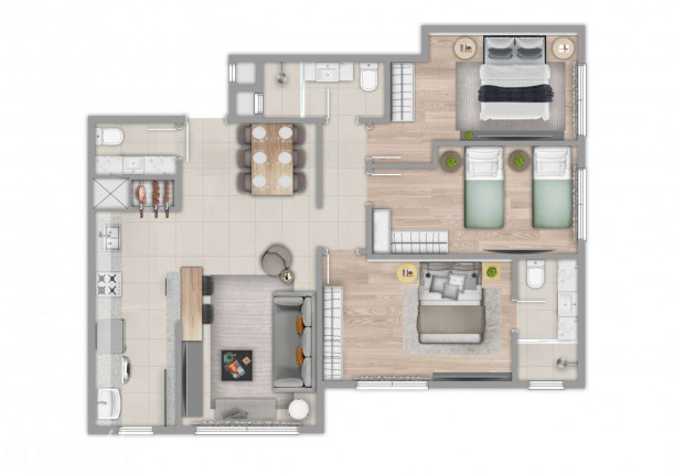 Imagem Apartamento com 1 Quarto à Venda, 5.056 m² em Carniel - Gramado Imagem Apartamento com 1 Quarto à Venda, 5.056 m² em Carniel - Gramado