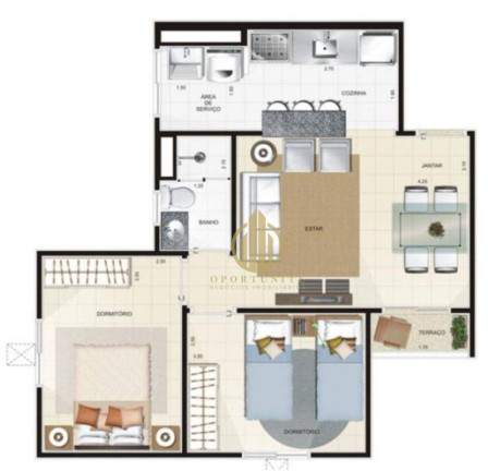 Imagem Apartamento com 2 Quartos à Venda, 52 m² em Ipiranga - Ribeirão Preto Imagem Apartamento com 2 Quartos à Venda, 52 m² em Ipiranga - Ribeirão Preto