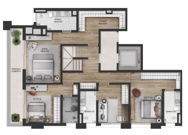 Imagem Apartamento com 3 Quartos à Venda, 191 m² em Itaim Bibi - São Paulo