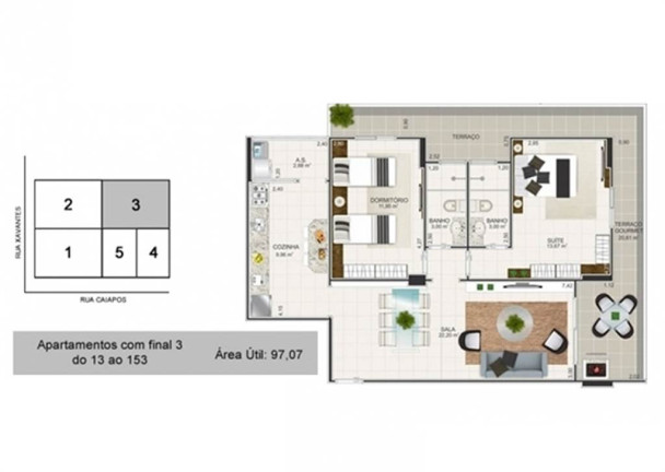Imagem Apartamento com 2 Quartos à Venda, 85 m² em Tupi - Praia Grande Imagem Apartamento com 2 Quartos à Venda, 85 m² em Tupi - Praia Grande