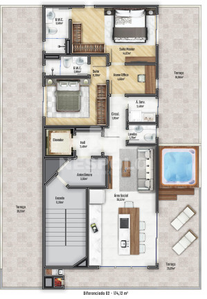 Imagem Apartamento à Venda, 90 m² em Praia Brava - Itajai