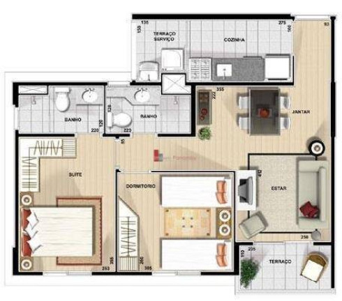 Imagem Apartamento com 2 Quartos à Venda, 55 m² em Vila Andrade - São Paulo Imagem Apartamento com 2 Quartos à Venda, 55 m² em Vila Andrade - São Paulo
