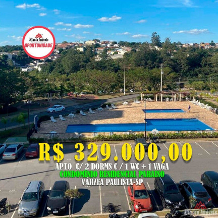 Apartamento com 2 Quartos à Venda, 50 m² em Residencial Das Flores - Várzea Paulista