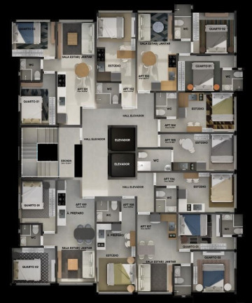 Imagem Apartamento com 1 Quarto à Venda, 21 m² em Jardim Oceania - João Pessoa Imagem Apartamento com 1 Quarto à Venda, 21 m² em Jardim Oceania - João Pessoa