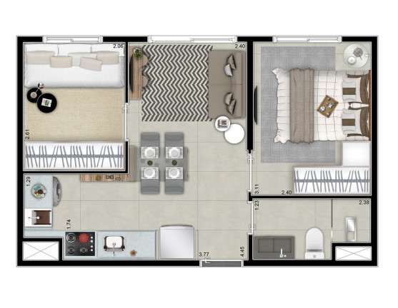 Imagem Apartamento com 2 Quartos à Venda, 33 m² em Freguesia Do ó - São Paulo Imagem Apartamento com 2 Quartos à Venda, 33 m² em Freguesia Do ó - São Paulo