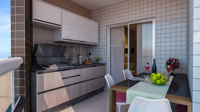 Imagem Apartamento com 1 Quarto à Venda, 52 m² em Jardim Real - Praia Grande