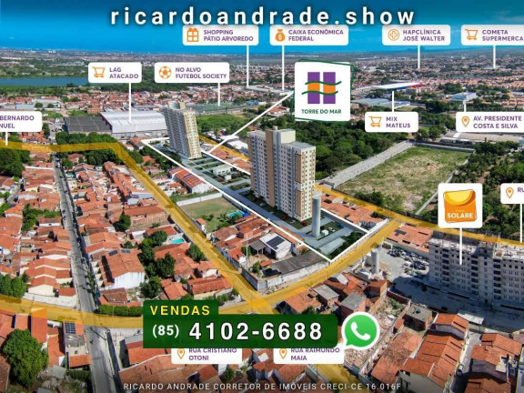 Imagem Apartamento com 2 Quartos à Venda, 43 m² em Maraponga - Fortaleza Imagem Apartamento com 2 Quartos à Venda, 43 m² em Maraponga - Fortaleza
