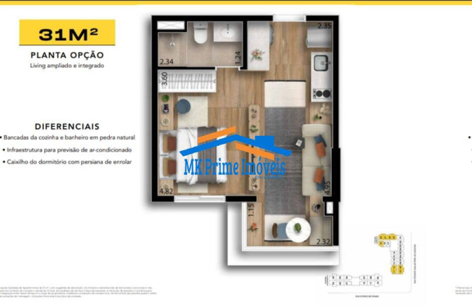 Imagem Apartamento com 1 Quarto à Venda, 32 m² em Centro - Osasco Imagem Apartamento com 1 Quarto à Venda, 32 m² em Centro - Osasco