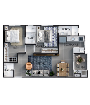 Imagem Imóvel com 2 Quartos à Venda, 75 m² em Bombas - Bombinhas Imagem Imóvel com 2 Quartos à Venda, 75 m² em Bombas - Bombinhas