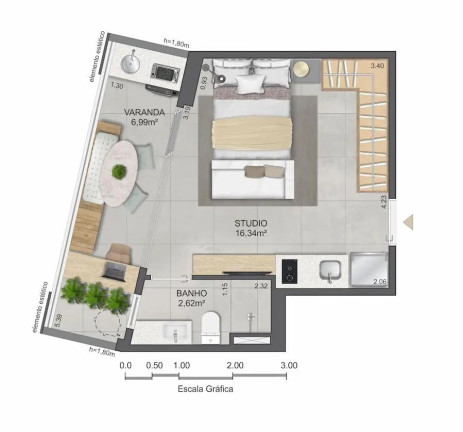 Imagem Imóvel com 1 Quarto à Venda, 44 m² em Icaraí - Niterói Imagem Imóvel com 1 Quarto à Venda, 44 m² em Icaraí - Niterói