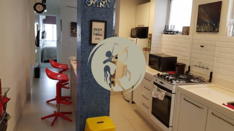Imagem Apartamento com 1 Quarto à Venda, 44 m² em Santos Imagem Apartamento com 1 Quarto à Venda, 44 m² em Santos