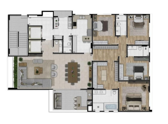 Imagem Apartamento com 3 Quartos à Venda, 225 m² em Cabral - Curitiba Imagem Apartamento com 3 Quartos à Venda, 225 m² em Cabral - Curitiba
