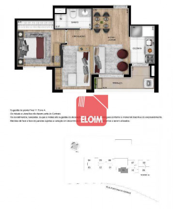 Imagem Apartamento com 2 Quartos à Venda, 47 m² em Vila Anastácio - São Paulo Imagem Apartamento com 2 Quartos à Venda, 47 m² em Vila Anastácio - São Paulo