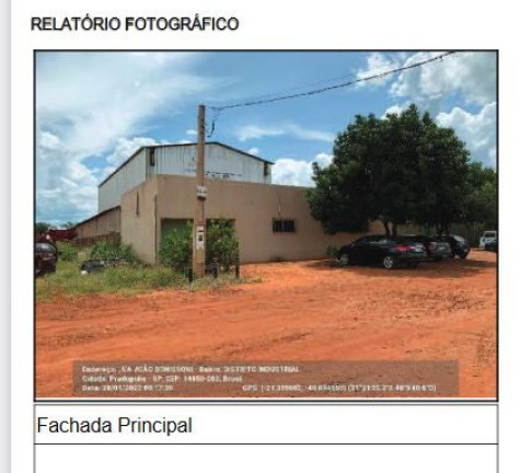 Imóvel com 1 Quarto à Venda, 1.972 m² em Distrito Industrial - Pradopolis