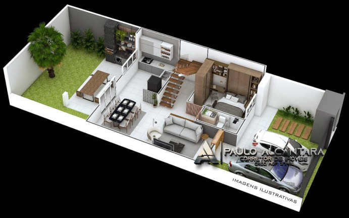 Imagem Casa com 3 Quartos à Venda, 200 m² em Vila Ipanema - Ipatinga Imagem Casa com 3 Quartos à Venda, 200 m² em Vila Ipanema - Ipatinga
