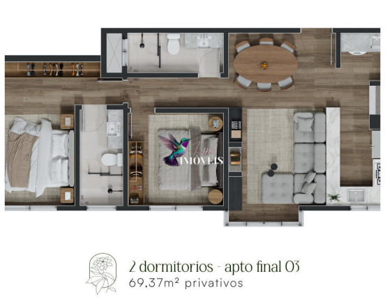 Imagem Apartamento com 2 Quartos à Venda, 74 m² em Centro - Canela Imagem Apartamento com 2 Quartos à Venda, 74 m² em Centro - Canela