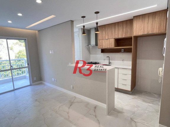 Apartamento com 2 Quartos à Venda, 63 m² em Marapé - Santos