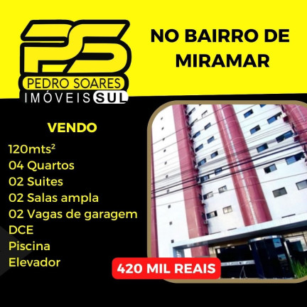 Imagem Apartamento com 4 Quartos à Venda, 120 m² em Miramar - João Pessoa Imagem Apartamento com 4 Quartos à Venda, 120 m² em Miramar - João Pessoa