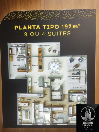 Imagem Apartamento com 4 Quartos à Venda, 192 m² em Jardim Portal Da Colina - Sorocaba Imagem Apartamento com 4 Quartos à Venda, 192 m² em Jardim Portal Da Colina - Sorocaba