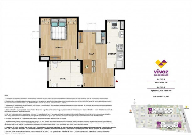 Imagem Imóvel com 2 Quartos à Venda, 42 m² em São Cristóvão - Rio De Janeiro