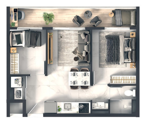 Imagem Apartamento com 1 Quarto à Venda, 32 m² em Morumbi - São Paulo Imagem Apartamento com 1 Quarto à Venda, 32 m² em Morumbi - São Paulo