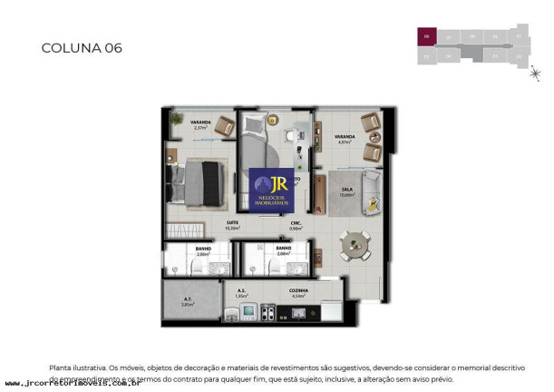 Imagem Imóvel com 2 Quartos à Venda, 59 m² em Jockei De Itaparica - Vila Velha