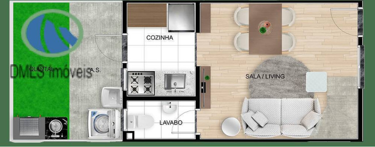Imagem Casa com 2 Quartos à Venda, 60 m² em Centreville - Cotia Imagem Casa com 2 Quartos à Venda, 60 m² em Centreville - Cotia