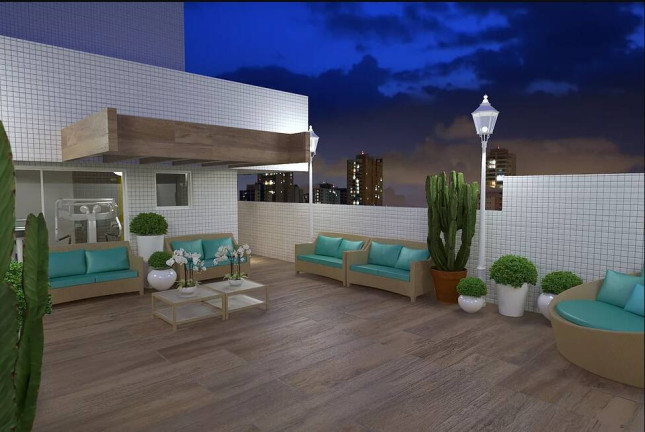 Imagem Apartamento com 1 Quarto à Venda, 44 m² em Guilhermina - Praia Grande