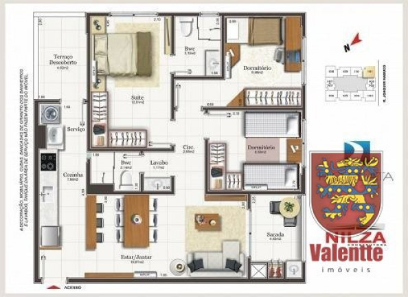 Imagem Apartamento com 3 Quartos à Venda, em Capoeiras - Florianópolis Imagem Apartamento com 3 Quartos à Venda, em Capoeiras - Florianópolis