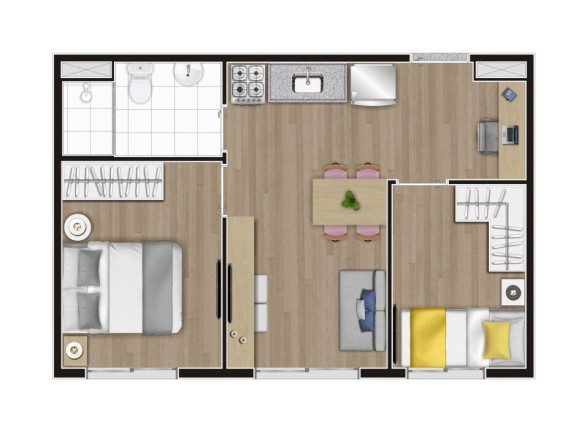 Apartamento com 1 Quarto à Venda, 25 m² em Campos Elíseos - São Paulo