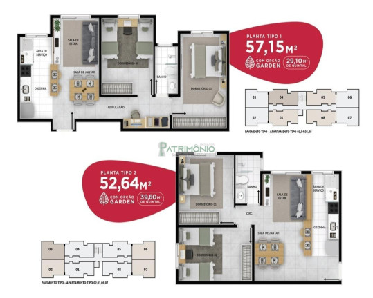 Imagem Imóvel com 2 Quartos à Venda, 57 m² em Jardim Dona Irma - Jaguariúna
