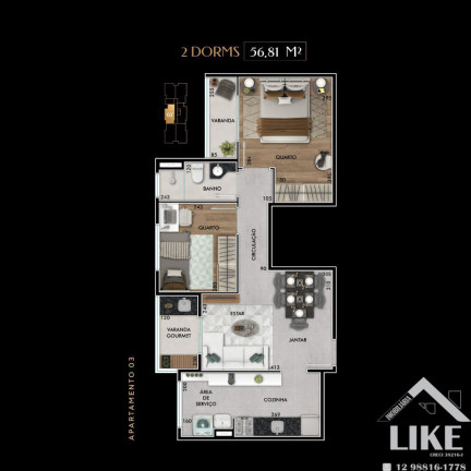 Imagem Imóvel com 3 Quartos à Venda, 20 m² em Jardim Oriente - São José Dos Campos