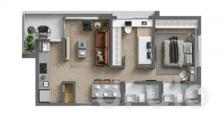 Imagem Imóvel com 2 Quartos à Venda, 70 m² em Boa Vista - Porto Alegre Imagem Imóvel com 2 Quartos à Venda, 70 m² em Boa Vista - Porto Alegre