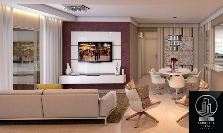 Imagem Apartamento com 3 Quartos à Venda, 96 m² em Além Ponte - Sorocaba Imagem Apartamento com 3 Quartos à Venda, 96 m² em Além Ponte - Sorocaba