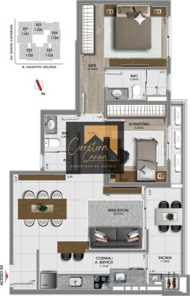 Imagem Apartamento com 2 Quartos à Venda, em Estreito - Florianópolis Imagem Apartamento com 2 Quartos à Venda, em Estreito - Florianópolis