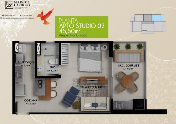 Imagem Imóvel com 2 Quartos à Venda, 72 m² em Batista Campos - Belém Imagem Imóvel com 2 Quartos à Venda, 72 m² em Batista Campos - Belém