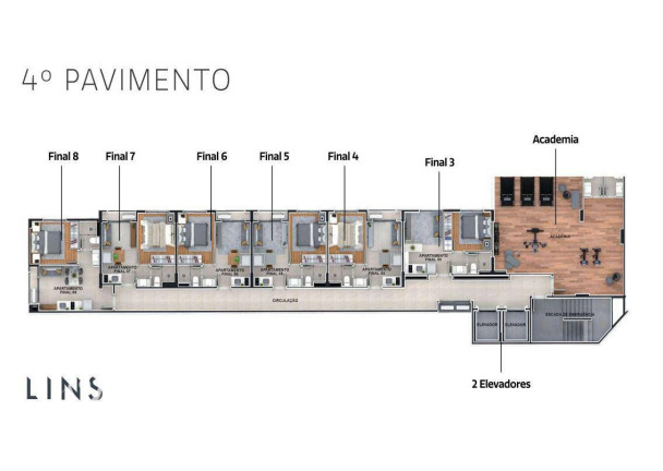 Imagem Apartamento com 1 Quarto à Venda, 24 m² em Centro - Curitiba Imagem Apartamento com 1 Quarto à Venda, 24 m² em Centro - Curitiba