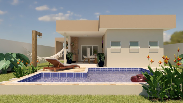 Casa com 3 Quartos à Venda, 124 m² em Bopiranga - Itanhaém