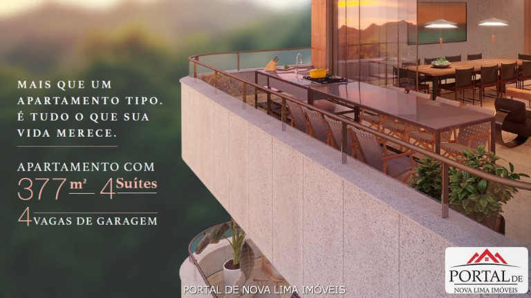 Imagem Apartamento com 4 Quartos à Venda, 377 m² em Vale Do Sereno - Nova Lima Imagem Apartamento com 4 Quartos à Venda, 377 m² em Vale Do Sereno - Nova Lima