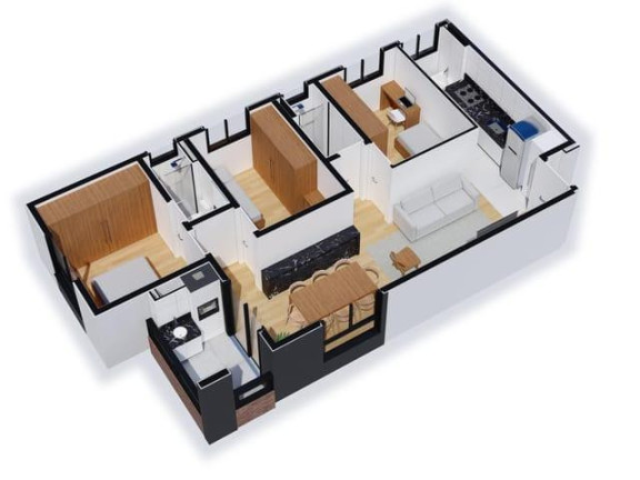 Imagem Apartamento com 3 Quartos à Venda, 69 m² em Boneca Do Iguaçu - São José Dos Pinhais Imagem Apartamento com 3 Quartos à Venda, 69 m² em Boneca Do Iguaçu - São José Dos Pinhais