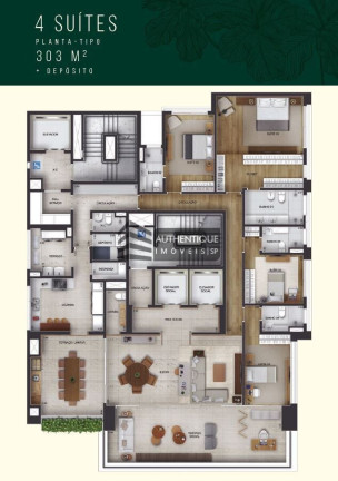 Imagem Apartamento com 4 Quartos à Venda, 303 m² em Itaim Bibi - São Paulo Imagem Apartamento com 4 Quartos à Venda, 303 m² em Itaim Bibi - São Paulo